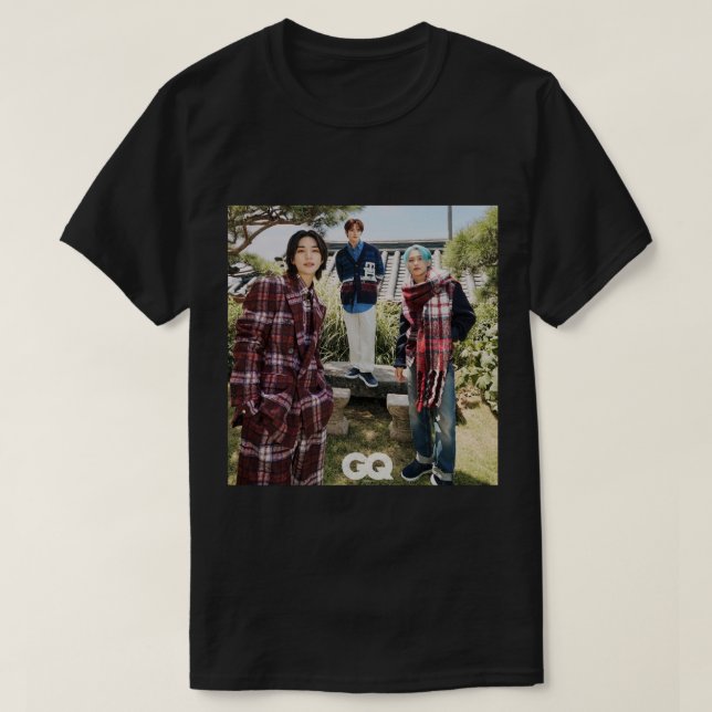 Camiseta Stray Kids GQ Danceracha SKZ kpop hyunjin felix le (Frente do Design)