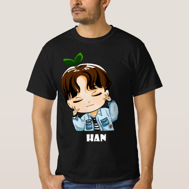 CAMISETA STRAY KIDS HAN CHIBI (Frente)