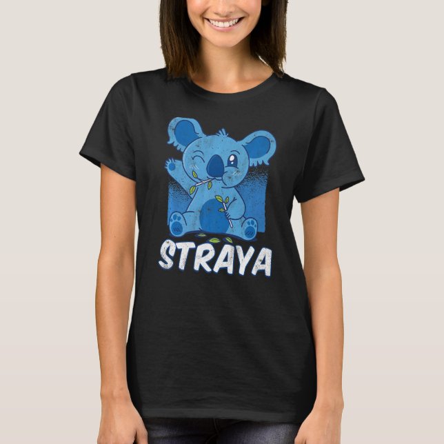 Camiseta Straya Koala Bear Patriótica Austrália (Frente)