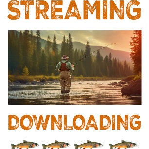Camiseta Streaming e Download de Pesca com Isca Artificial