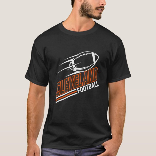 Camiseta Streamline de Futebol do Cleveland (Frente)