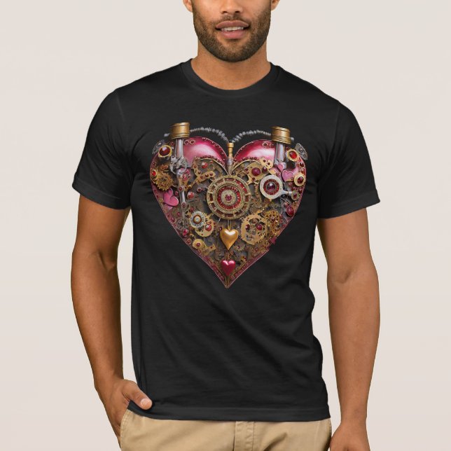 Camiseta Streampunk Heart Ruby Valentine (Frente)
