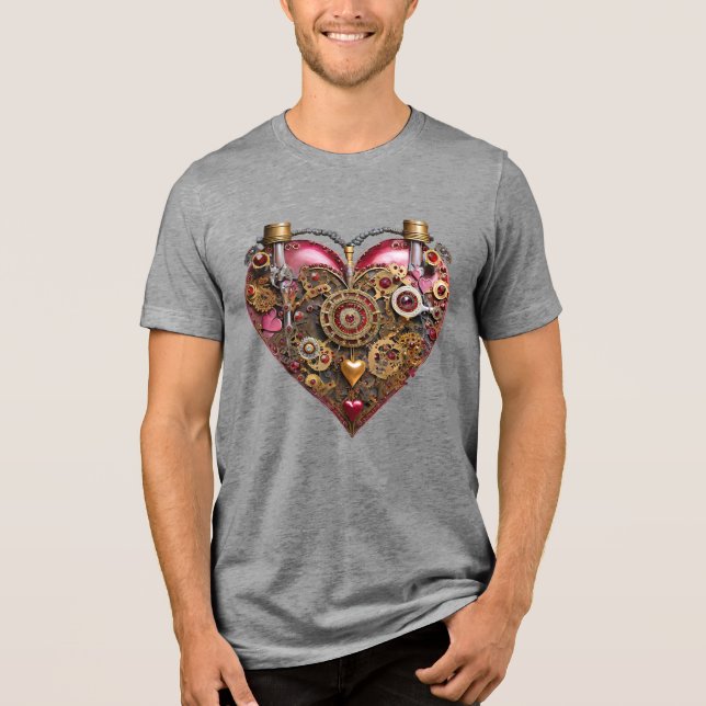Camiseta Streampunk Heart Ruby Valentine (Frente)