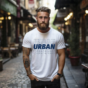 Camiseta Streatwear Tipografia Urbana