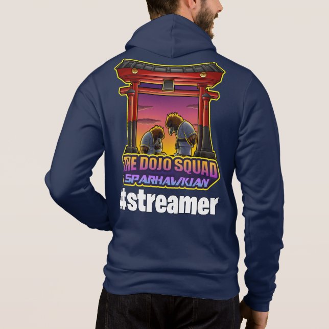 Camiseta #Streer Dojo Squad SparhawkGames Unisex Hoodie (Verso)