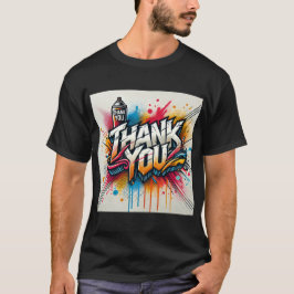 Camiseta Street Art Obrigado Mens