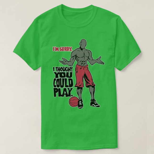 Camiseta Street Ball Freestyle Basball Eu sinto muito (Frente do Design)
