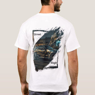 Camiseta Street Eagle Night Drive Arte de Carro