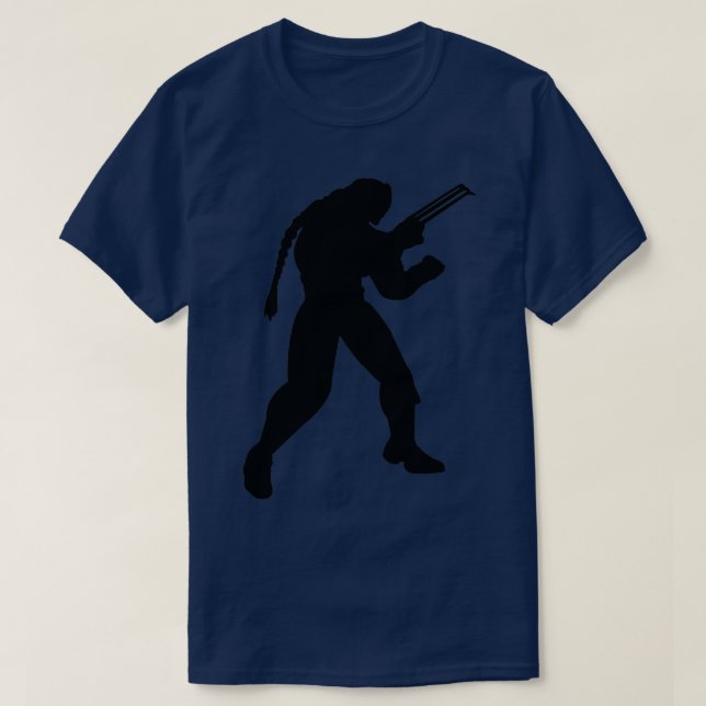 Camiseta Street Fighter Vega Claw (Frente do Design)