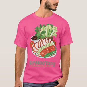Camiseta Street Food Bife de Porco Tailandês com Molho Nati