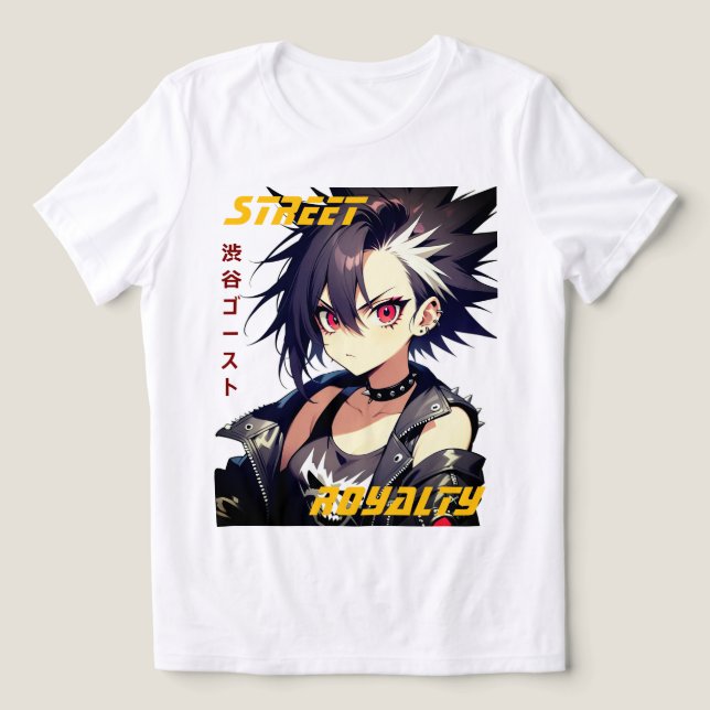 Camiseta Street Royalty Anime Tee - Shibuya Ghost Edition (Design frontal)