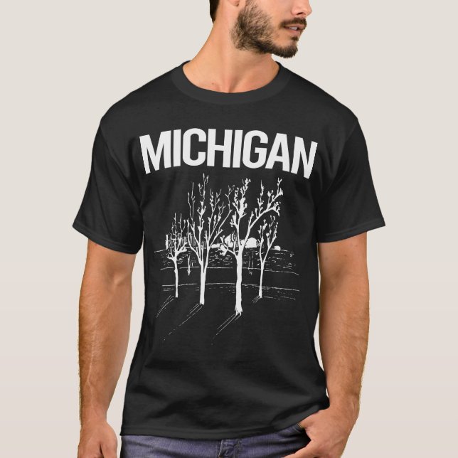 Camiseta Street Trees Michigan (Frente)