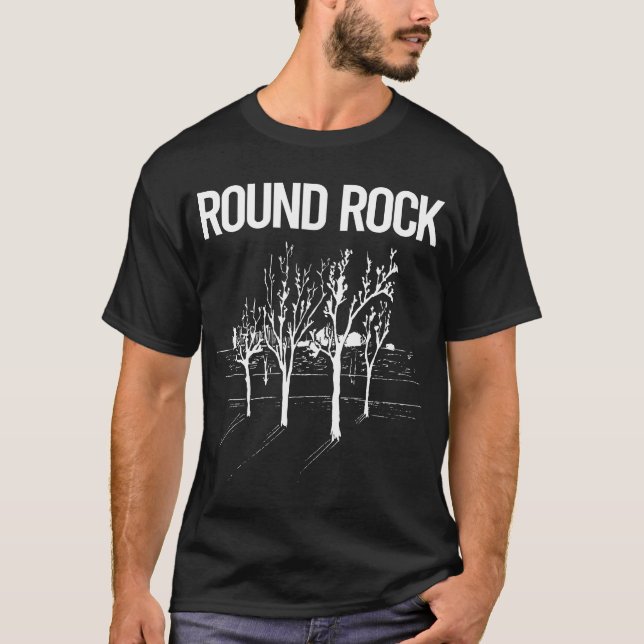 Camiseta Street Trees Round Rock (Frente)
