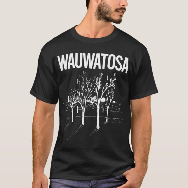 Camiseta Street Trees Wauwatosa (Frente)