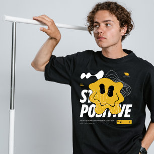 Camiseta street wear Saty positivo