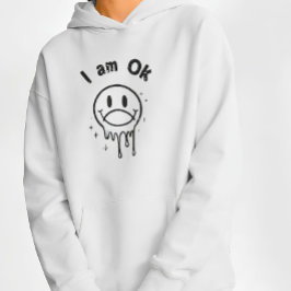 Camiseta Streetwear com Rosto Sorridente Derretido