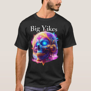Camiseta Streetwear de Caveira de Meme Engraçado  