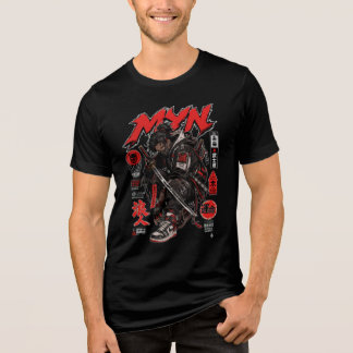 Camiseta Streetwear de Samurai Japonês