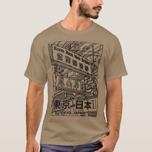 Camiseta Streetwear estéticos japoneses Tokyo Japan Street