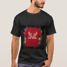 Camiseta Streetwear LOST ANGEL - Gráfico Gótico Y2