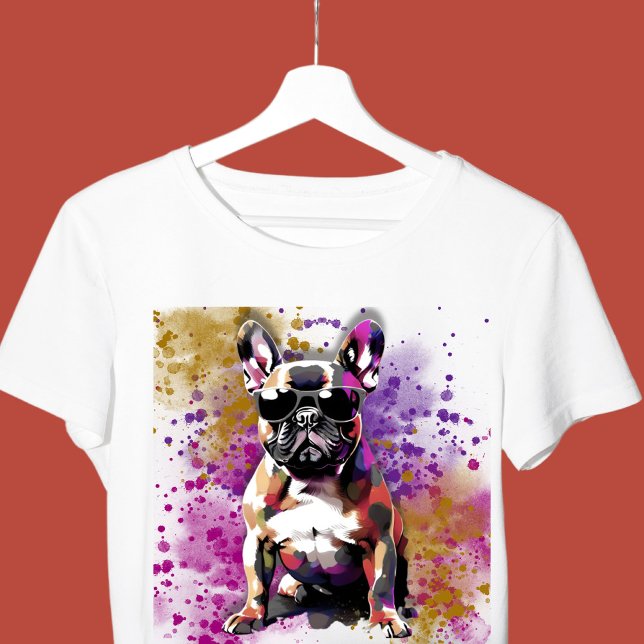 Camiseta Streetwear para Buldogue francês (Criador carregado)