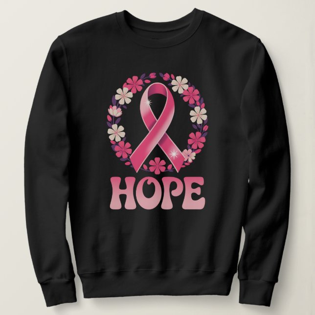 Camiseta Strength Hope – Breast Cancer Survivor Awareness P (Frente do Design)