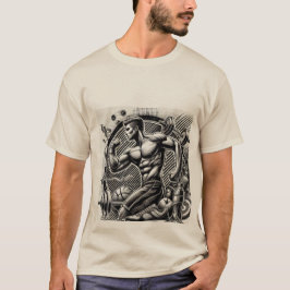 Camiseta Strength Mode: Athletic Energy Design