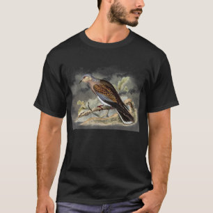 Camiseta Streptopelia turtur Dove Wild Bird Feather Art