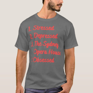 Camiseta Stress Deprimiu A Casa De Sidney