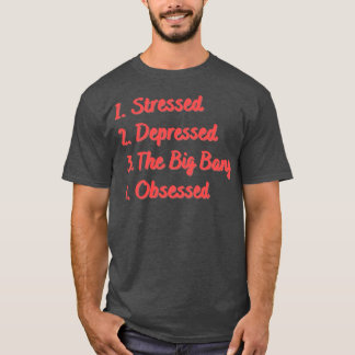 Camiseta Stress Deprimiu O Big Bang Obcecado