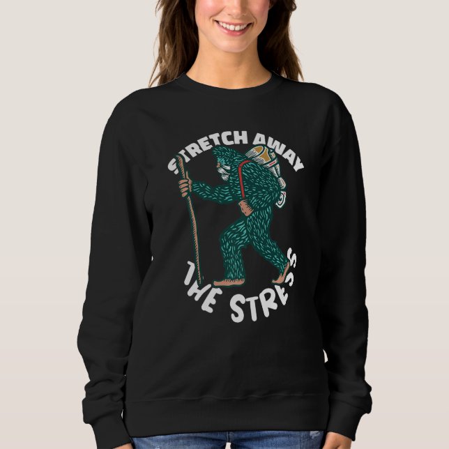 Camiseta Stretch away the Stress Climber Rock Climbing Boul (Frente)
