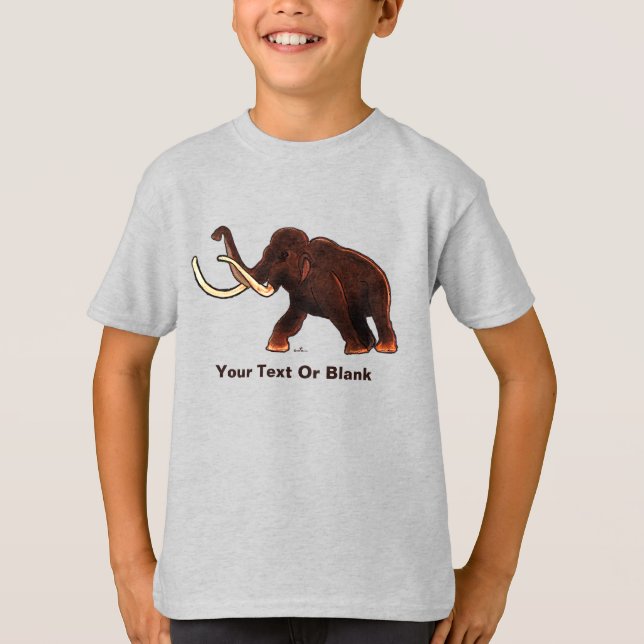 Camiseta Striding Wooly Mammoth (Frente)