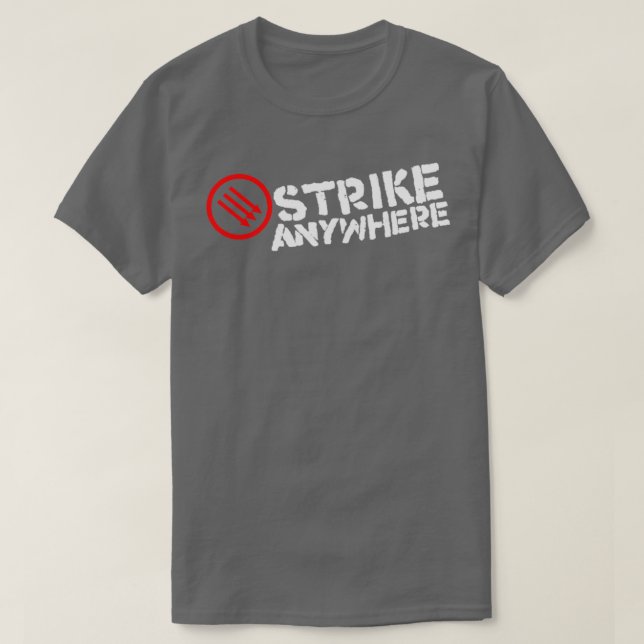 Camiseta Strike Anywhere (Frente do Design)