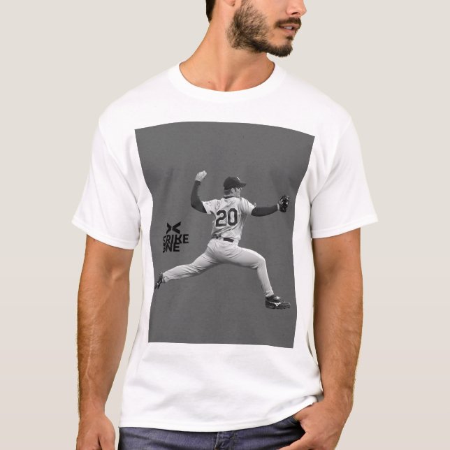 Camiseta Strike Zone Baseball Pitcher Silhouette – Dynamic  (Frente)