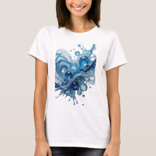 Camiseta Striking Blue WATER SPLASH Statement