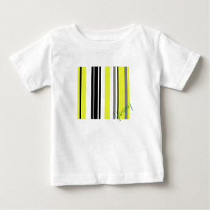 Camiseta Stripes Negras Amarelas do Minimalismo