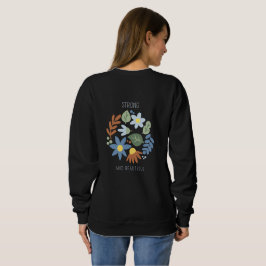Camiseta Strong Flower Print Sweatshirt