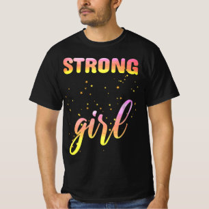 Camiseta Strong Girl Pastel Star