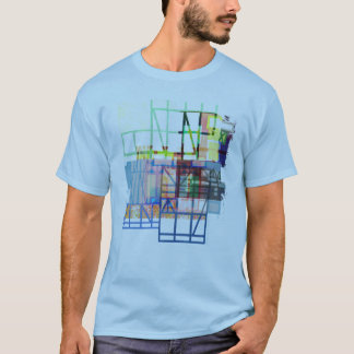 Camiseta structure in blue