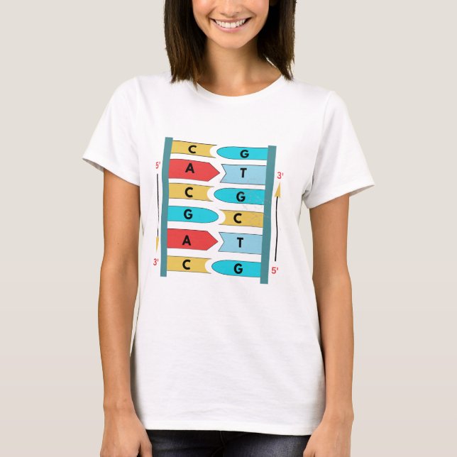 Camiseta Structure of DNA Molecule , Biology Science Gift  (Frente)