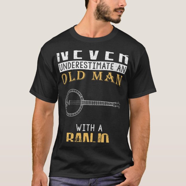Camiseta Strumming Strumles e Chuckles: Velhice Significa B (Frente)