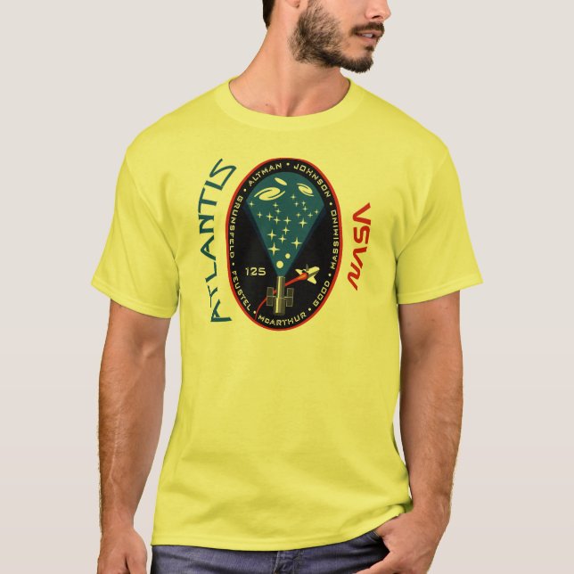 Camiseta STS 125 Atlantis (Frente)