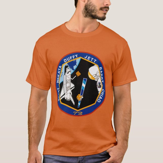 Camiseta Sts-72 (Patch de Missão) (Frente)
