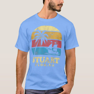 Camiseta Stuart Florida Treasure Coast 70s Vintage Ship