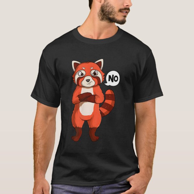 Camiseta Stubborn Red Panda (Frente)