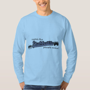 Camiseta stubbville - pessoas do trem
