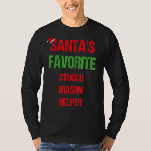 Camiseta Stucco Mason Helper Funny Pajama Natal