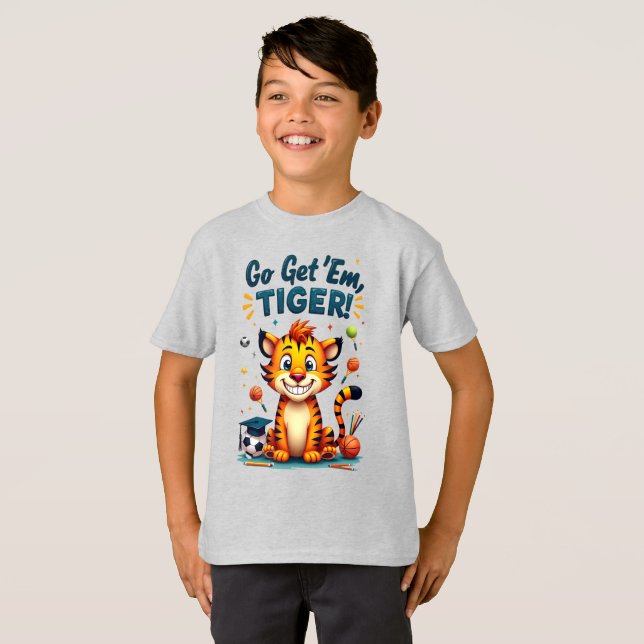 Camiseta Student Athlete Tiger (Frente Completa)