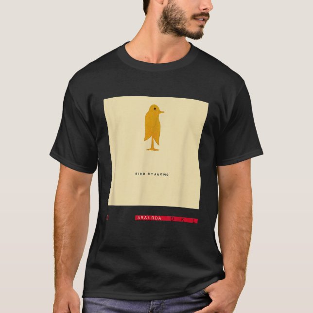 CAMISETA STUDIO DAVID LYNCH BIRD STANDING (Frente)
