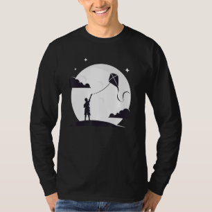 Camiseta Stunt Kite Voando Glides Kite Subindo Hob